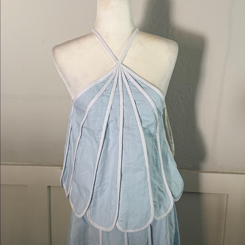 NWT Vita GraceLight Blue Halter Top